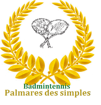 Palmares des simples